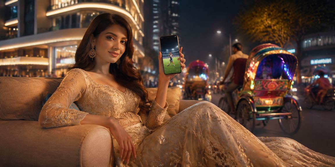 ঢাকায় স্পোর্টস বেটিং পরিবেশের ছবি